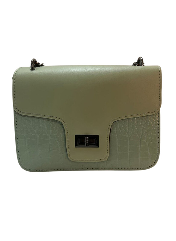 

DubaiGallery PU Top Handle Shoulder Bags for Women, Light Blue
