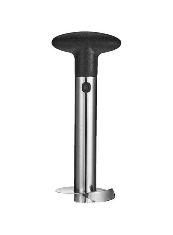 

Generic Stainless Steel Pineapple Easy De-Corer Slicer, Silver