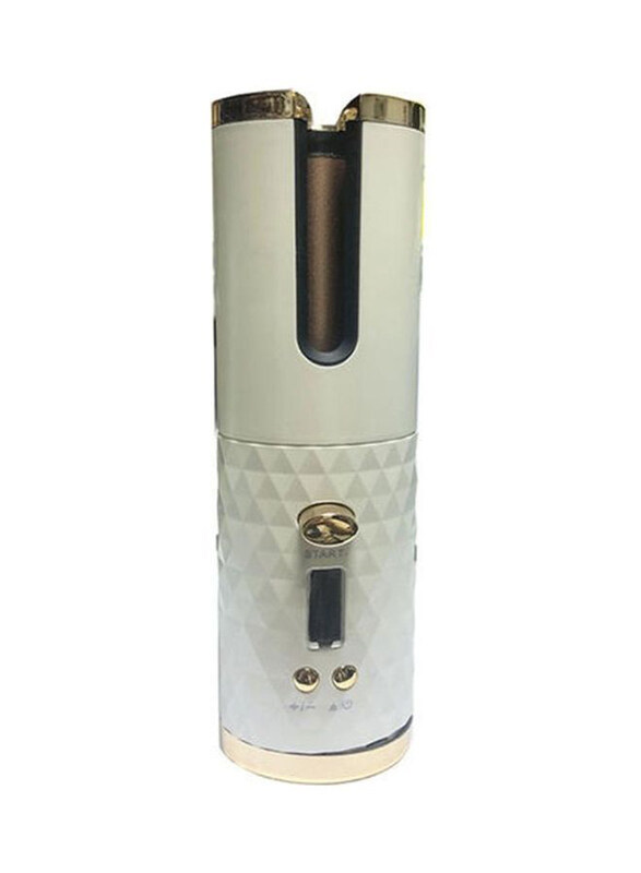 

EzzySo Cordless Automatic Hair Curler, White