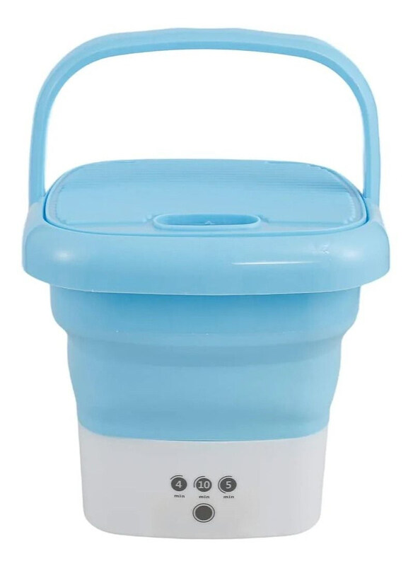 

Generic Folding Portable Automatic Forward & Reverse Washing Machine, Blue