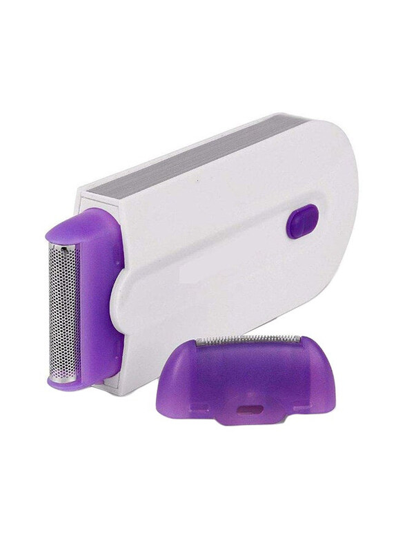 

Generic Rechargeable Metal Epilator, White/Purple