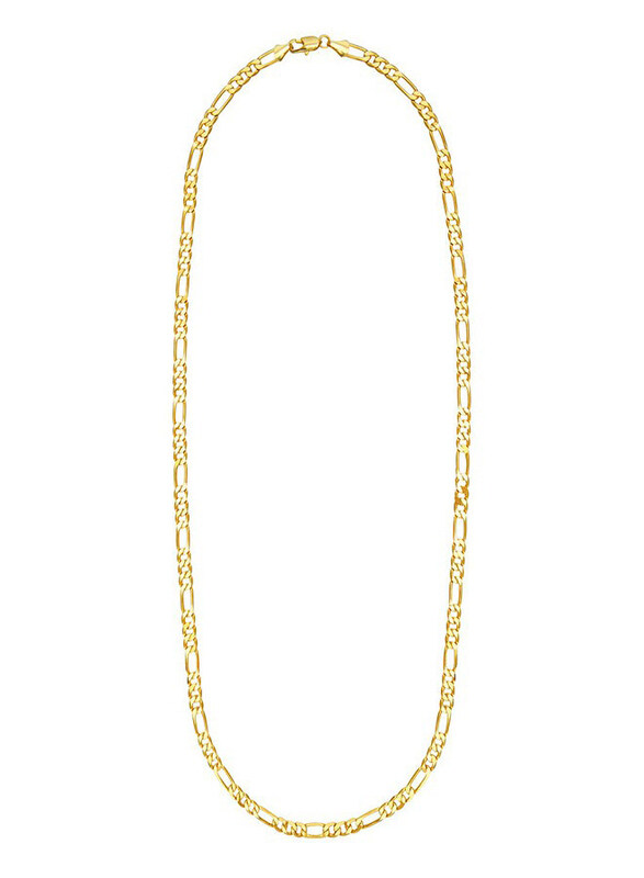 

Shining Jewel Korean Strand Necklace Thickness 5mm for Men, SJ-2122, Gold