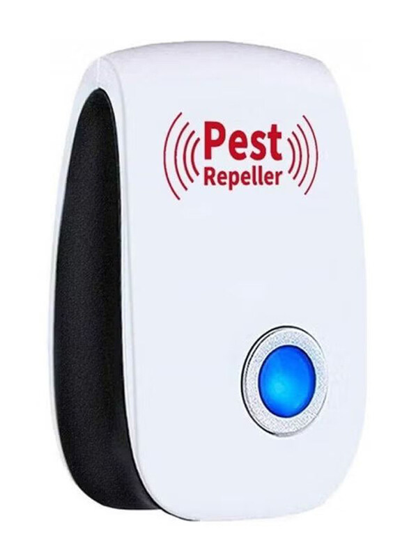 

Generic Ultrasonic Pest Repelled, White/Black