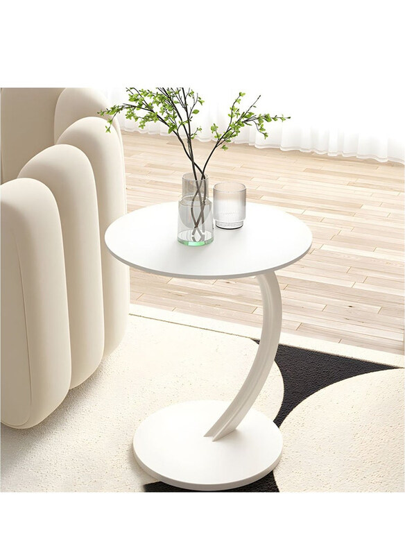 

DubaiGallery Small Corner Table, White