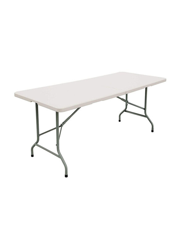 

DubaiGallery Folding Table 6 Foot Plastic Folding Table, White