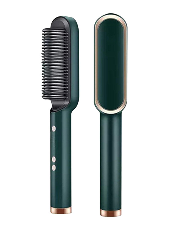 

DubaiGallery Hair Straightener Comb Brush, Green