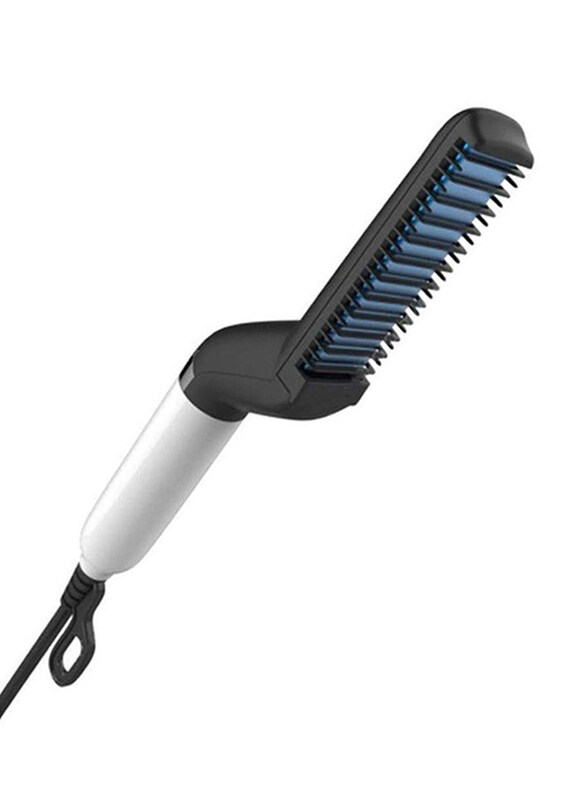 

Generic Multifunctional Beard Straightener Comb, White/Black