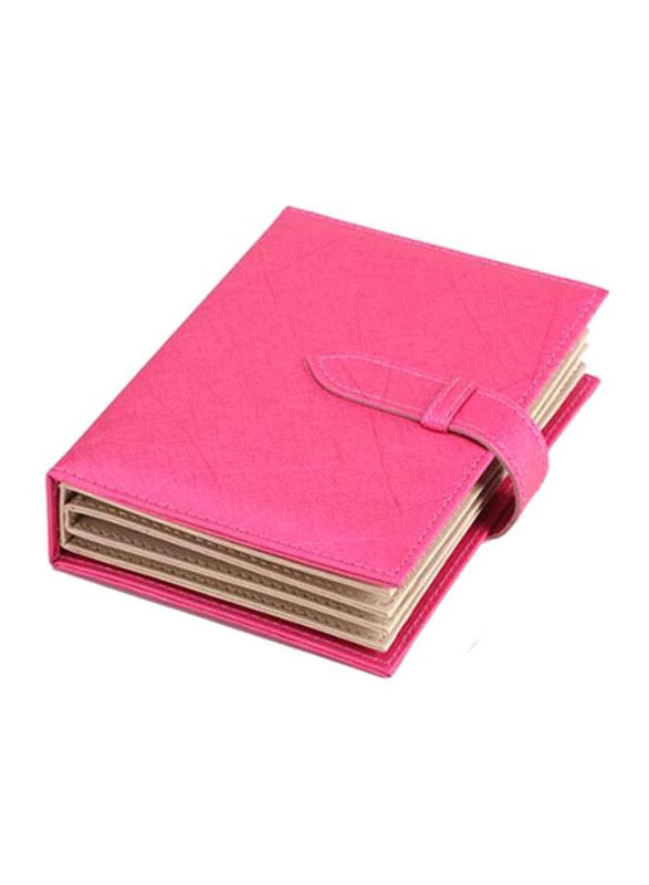 

Sharpdo Leather Jewellery Display Organizer Book, Pink