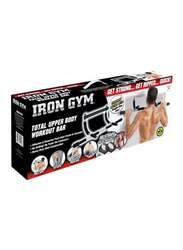 Iron Gym Total Upper Body Workout Bar, Black/Grey