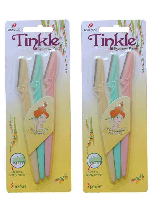 

Tinkle Eyebrow Razor Set, 6 Pieces