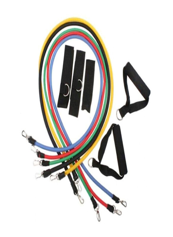 

Generic Resistance Bands Set, 11 Piece, Multicolour