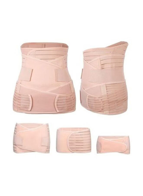 

Generic 2-Piece Postpartum Body Shaping Belt Set, Beige, XXL