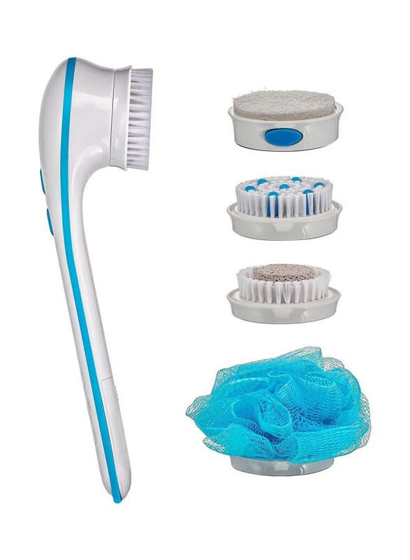 

Spin Spa 5-In-1 Bathing Brush Kit, White/Blue, One Size