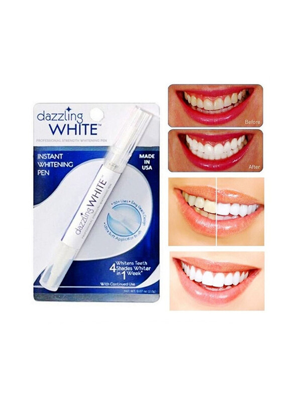 

Dazzling White Teeth Whitening Rotary Peroxide Gel Tooth Cleaning Kit, 2g