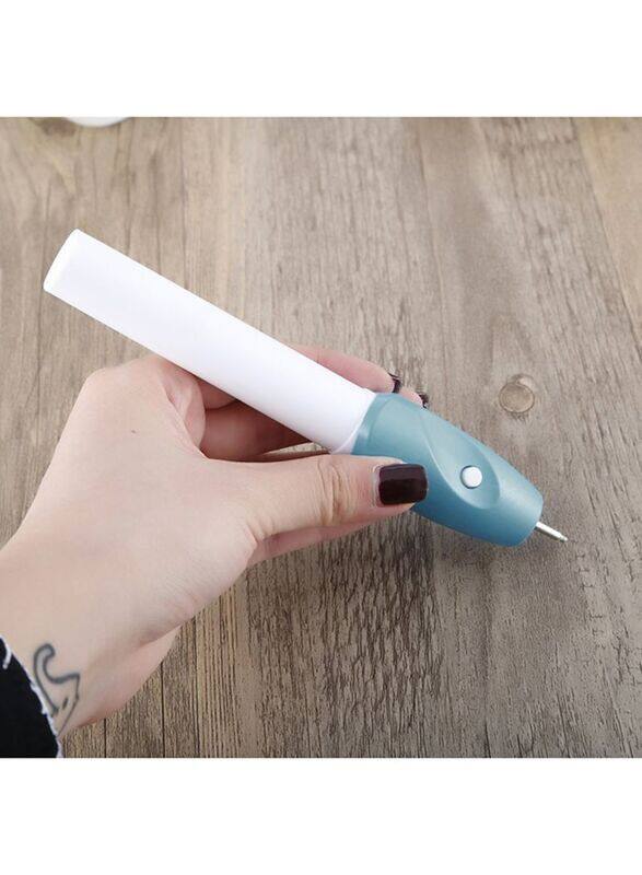 

Vander Life Electric Engraver Pen, White/Blue