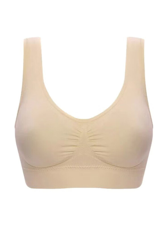 

Generic Sport Pushup Padded Air Bra, Beige
