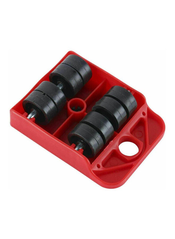 

Generic 5-Piece Heavy Furniture Lifter Tool with Easy Wheel Move, Red