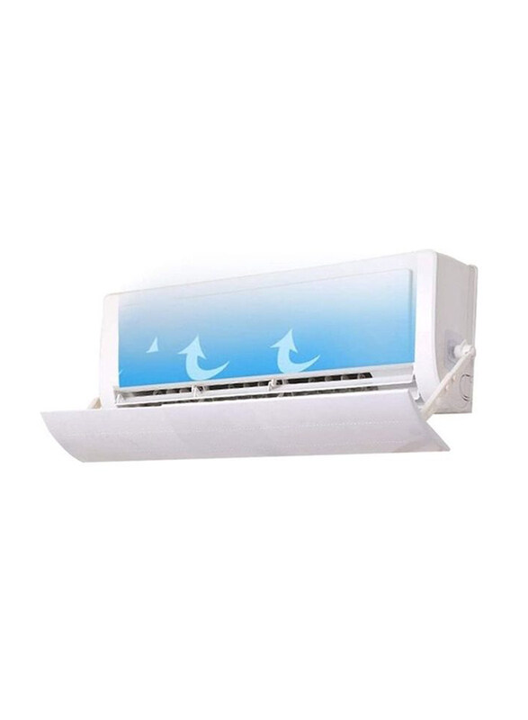 

Xiuwoo Adjustable Air Conditioner Anti Direct Blowing Baffle Wind Deflector, J10, White