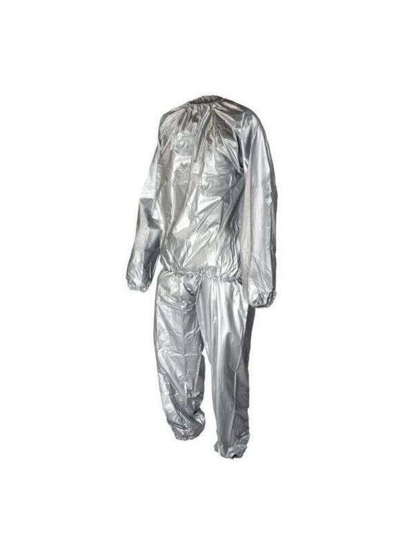 

Generic Sauna Suits for Unisex, Medium, Silver