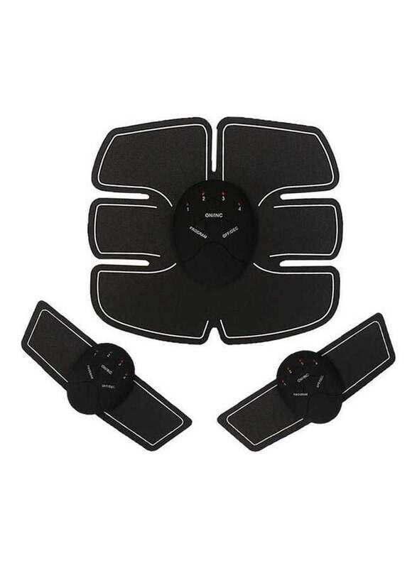 

Generic Ems Fitness Belt Smart Abs Trainer Abdominal Toning Muscle Toner, Black