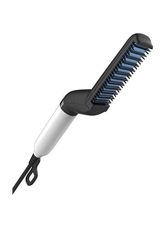 

Generic Multi-Functional Beard and Hair Straightener Comb, 1452, White/Black