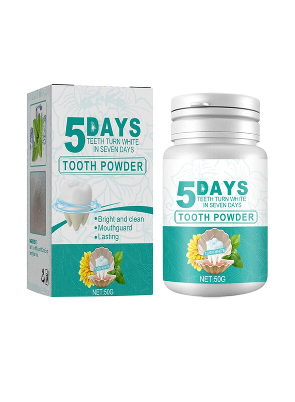 

Eelhoe 5-Day Whitening and Cleaning Stains Removal Tooth Powder, 50g