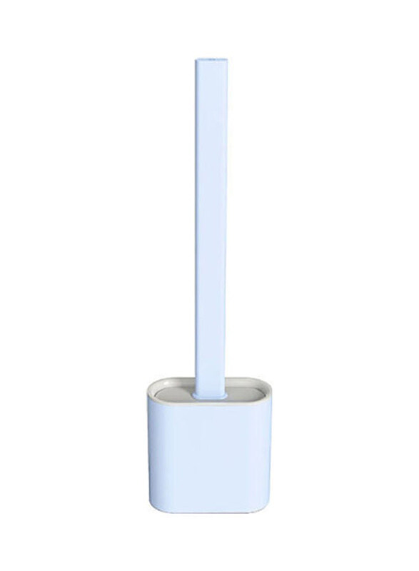 

Sapu Hanging Silicone Toilet Brush with Holder, Blue