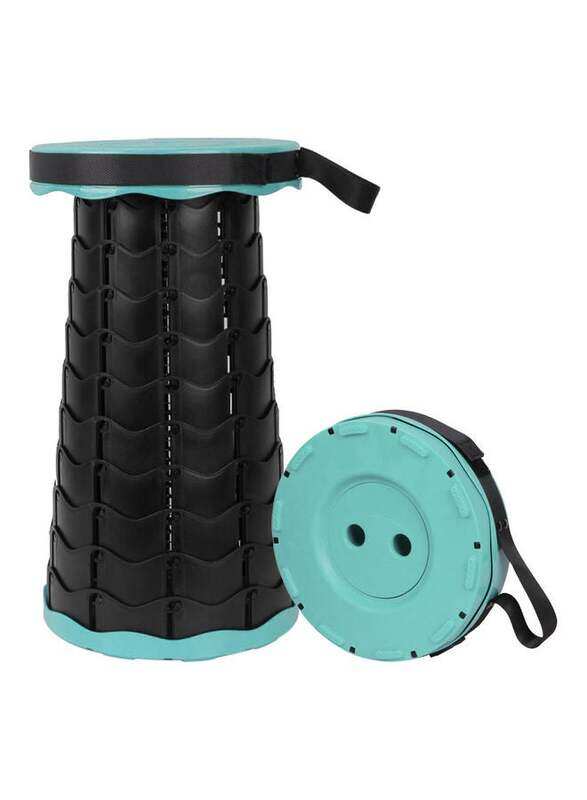 

Generic Folding Telescopic Stool, Green/Black