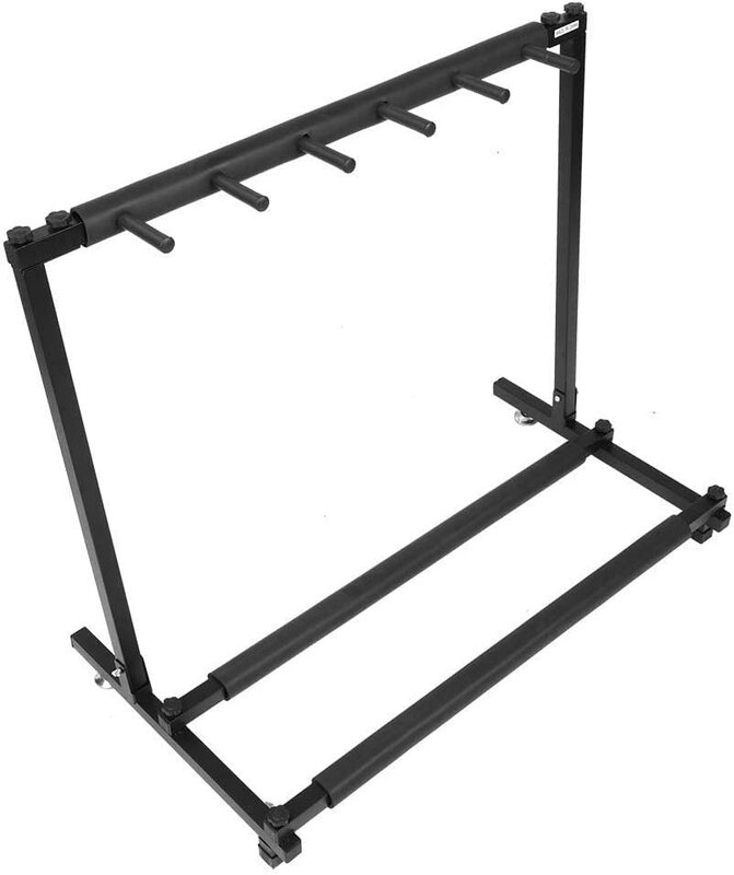 MegArya Multi Guitar Stand Foldable Universal Display Rack For Protection, Black