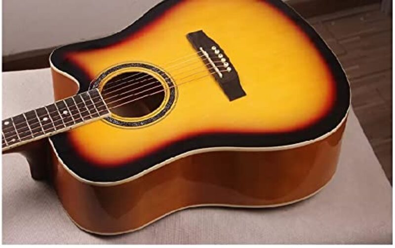 MegArya 38-inch Acoustic Guitar, 3-Color Sunburst