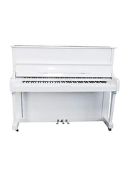 Chloris HU-121E Upright Piano, 88 Keys, White