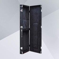 Exceart Electric Portable Square Guitar Case, Black