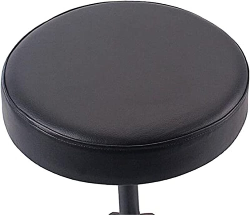 Electronic Metal Folding Piano Chair Drum Seat with Adjustable Stand, Black