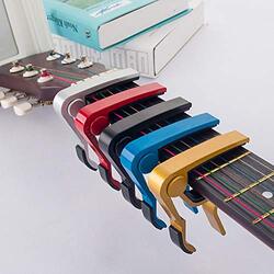 Smartlove Aluminium Alloy Metal Guitar Capo Quick Change Clamp, Multicolour