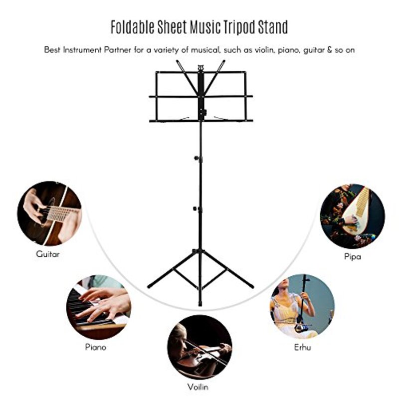 Rubik Music Sheet Stand, Black