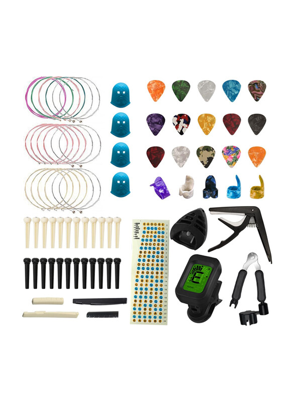 

TTCR-II Guitar Accessory Kit, 75 Pieces, Multicolour