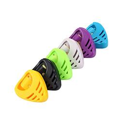 Ivaner Guitar Pick Holder Clamp for Guitar/Bass/Ukuleles, 6 Piece Multicolour