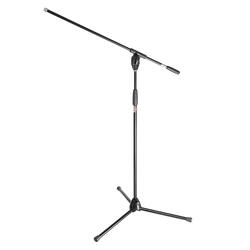Peak Music Stands Tripod Microphone Stand with Boom Arm, SMZ-10, Black