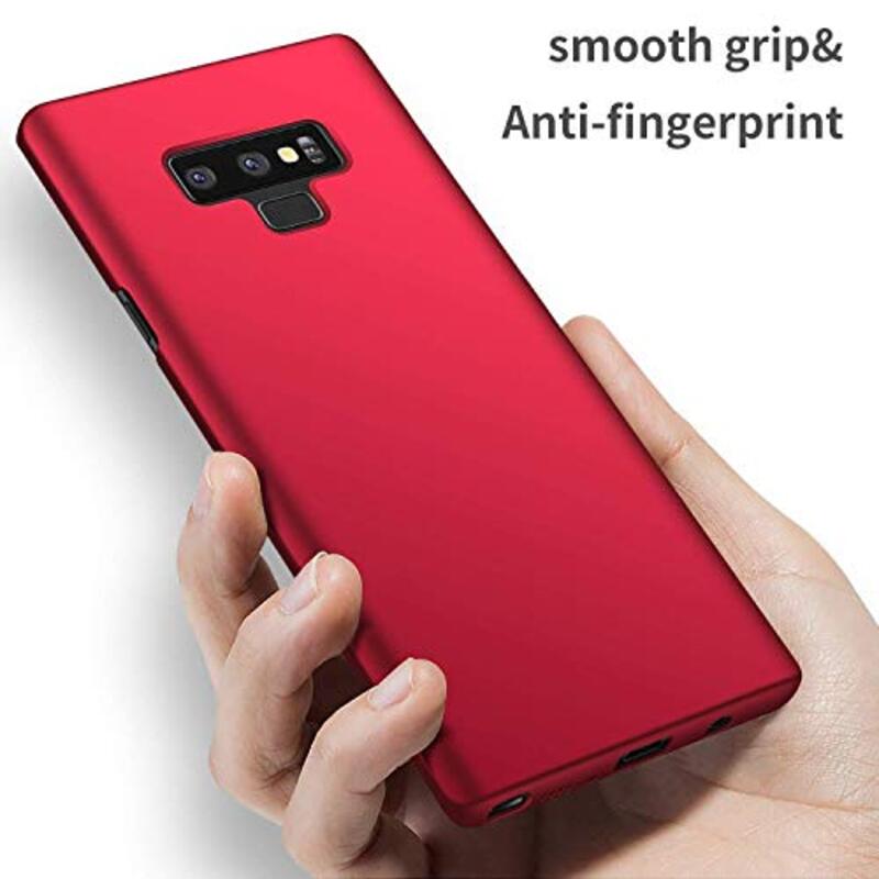 Mofi Samsung Galaxy Note 9 Matte Mobile Phone Case Cover, Red