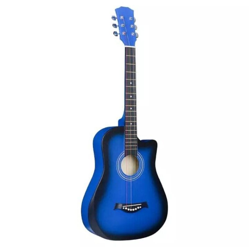 MegArya Acoustic Guitar, FS80C, Blue