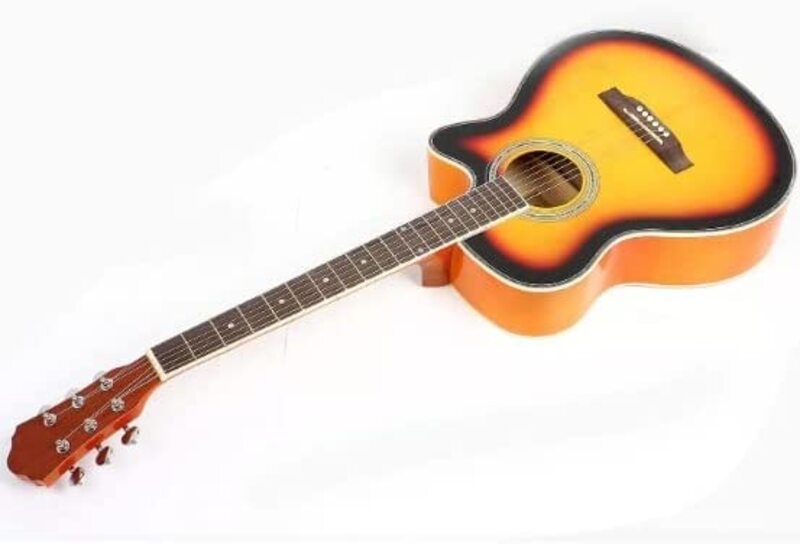 MegArya Student Acoustic Guitar with Guitar Kit, Sunbrust