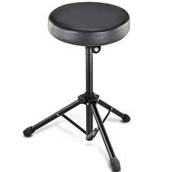 Folding Music Guitar Keyboard Stool Rock Band Drum Piano Chair Seat, Black