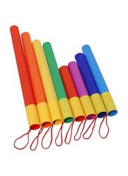 MegArya Plastic Musical Sound Tube Set, 8 Pieces, Multicolour