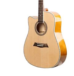 MegArya G41 41-inch Natural Acoustic 6 Strings Guitar, Rosewood Fingerboard, Beige