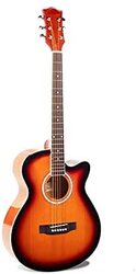 MegArya SSMI-G41 41-inch Acoustic Guitar TAS, Rosewood Fingerboard, Brown