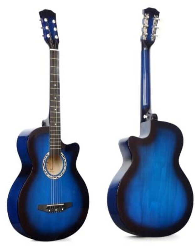 MegArya Acoustic Guitar Combo Pack Bag, Blue