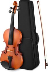 Megarya Violin with Case, Rosin and Bow, Brown