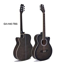 MegArya 40inch Acoustic Guitar, Brown