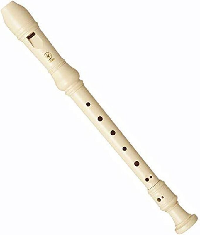 Yamaha YRS24B Soprano Recorder Flute, Cream Beige