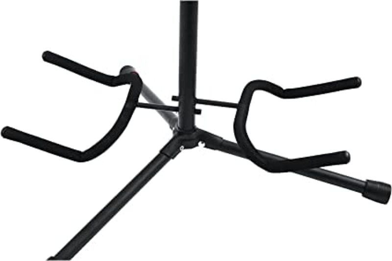 MegArya Double Guitar Stand for Electric and Acoustic Guitar, Black